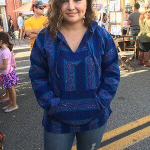 Blue Baja Hoodie (Unisex, Made in Mexico)